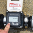 Display on AkroFlow Portable Flow Meter