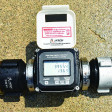 Display on AkroFlow Portable Flow Meter